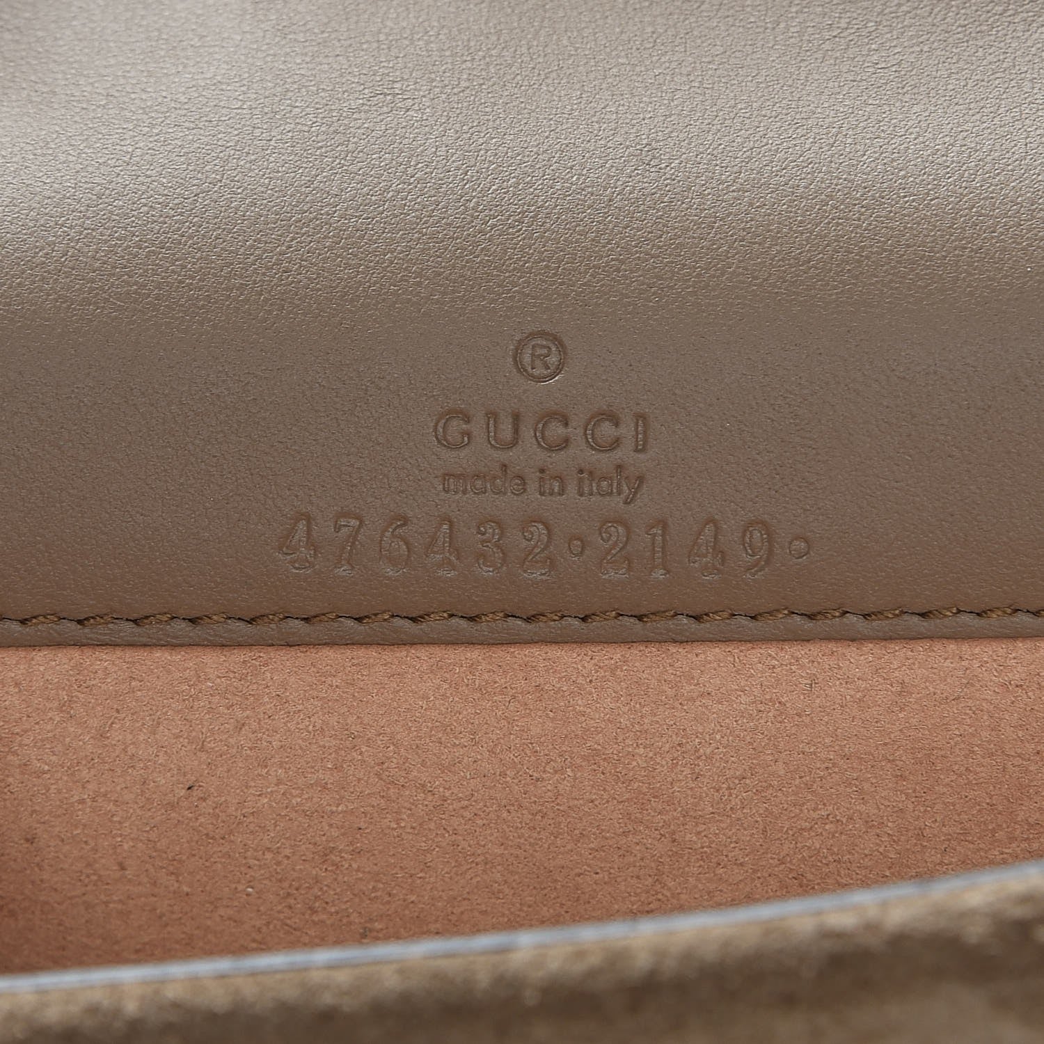 Gucci GG Supreme Monogram Super Mini Dionysus Shoulder Bag Taupe 6 of 7