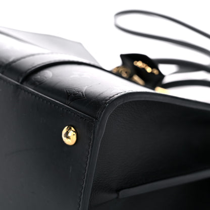 Louis Vuitton Monogram Cuir Plume Very Tote MM Black 15 of 55