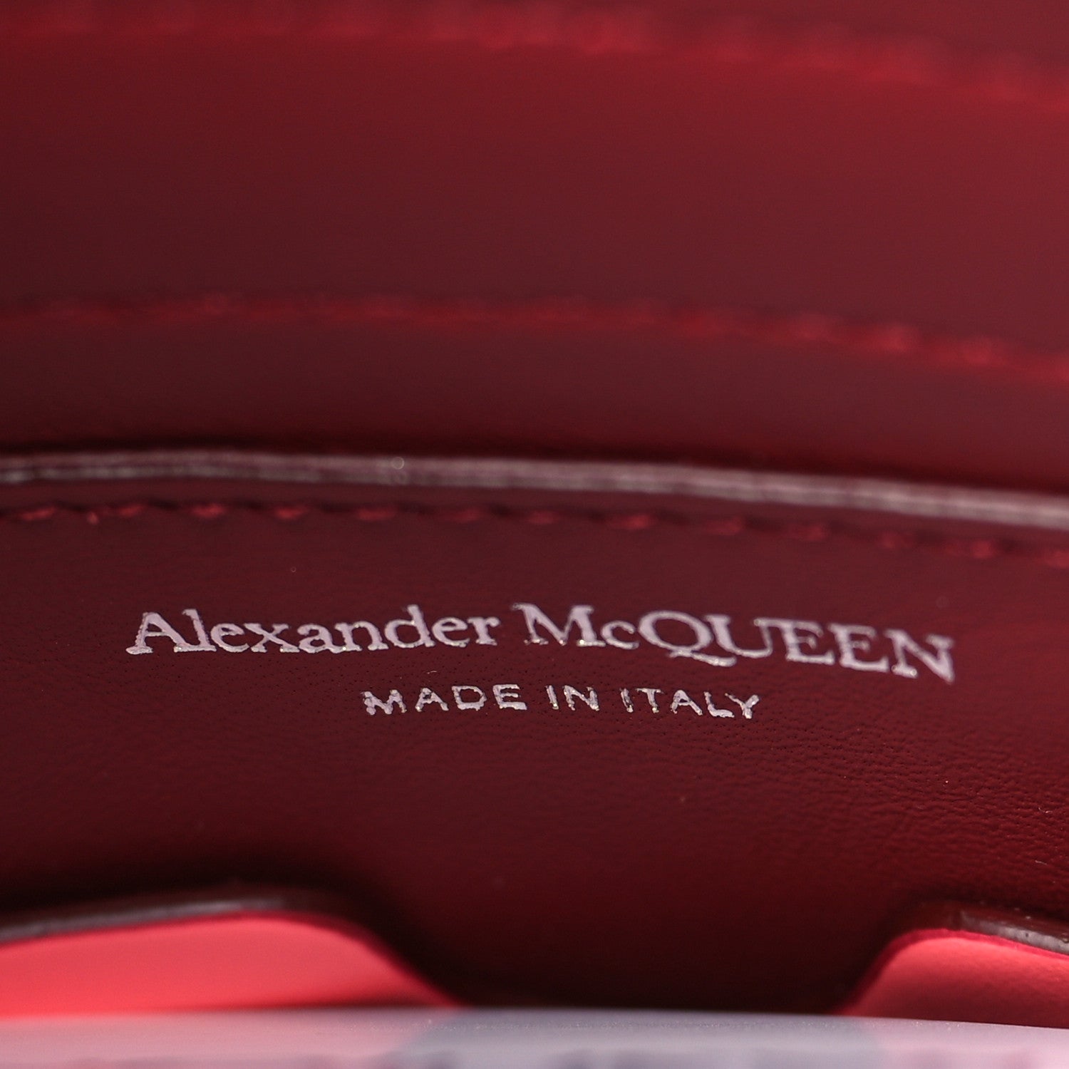 Alexander McQueen Calfskin The Curve Small Shoulder Bag Coral 5 of 8
