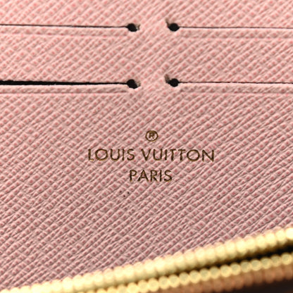 Louis Vuitton Monogram Clemence Wallet Rose Ballerine 6 of 7