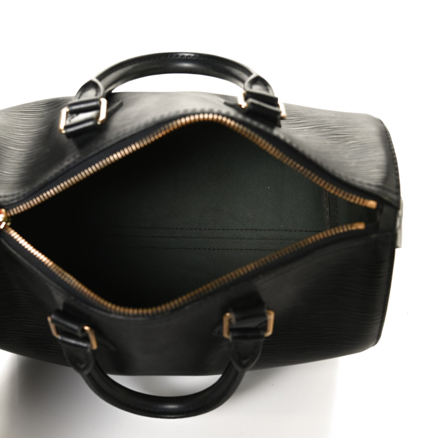 Louis Vuitton Epi Speedy 25 Black 5 of 14