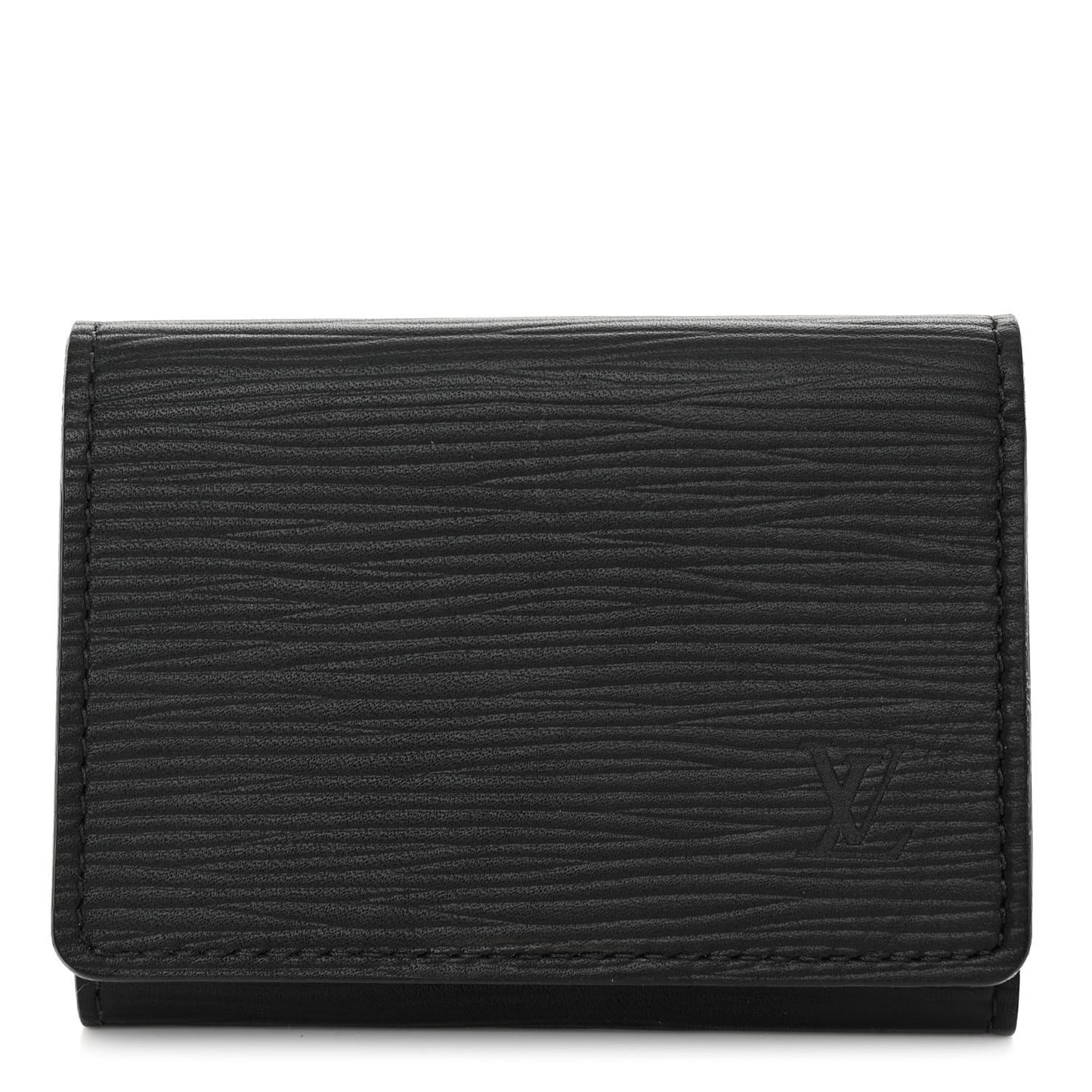 LOUIS VUITTON Epi Business Card Holder Black