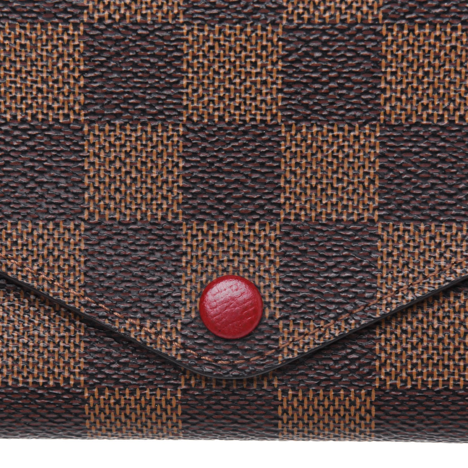 Louis Vuitton Damier Ebene Josephine Wallet Red 15 of 15