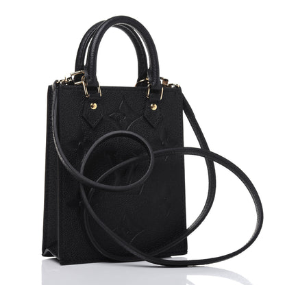 Louis Vuitton Empreinte Monogram Giant Petit Sac Plat Black 3 of 11
