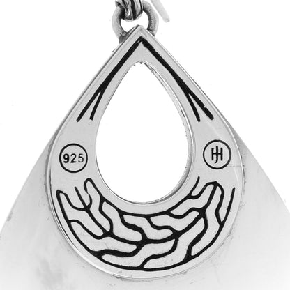 John Hardy Sterling Silver Mother of Pearl Dot Teardrop Earrings 4 of 4