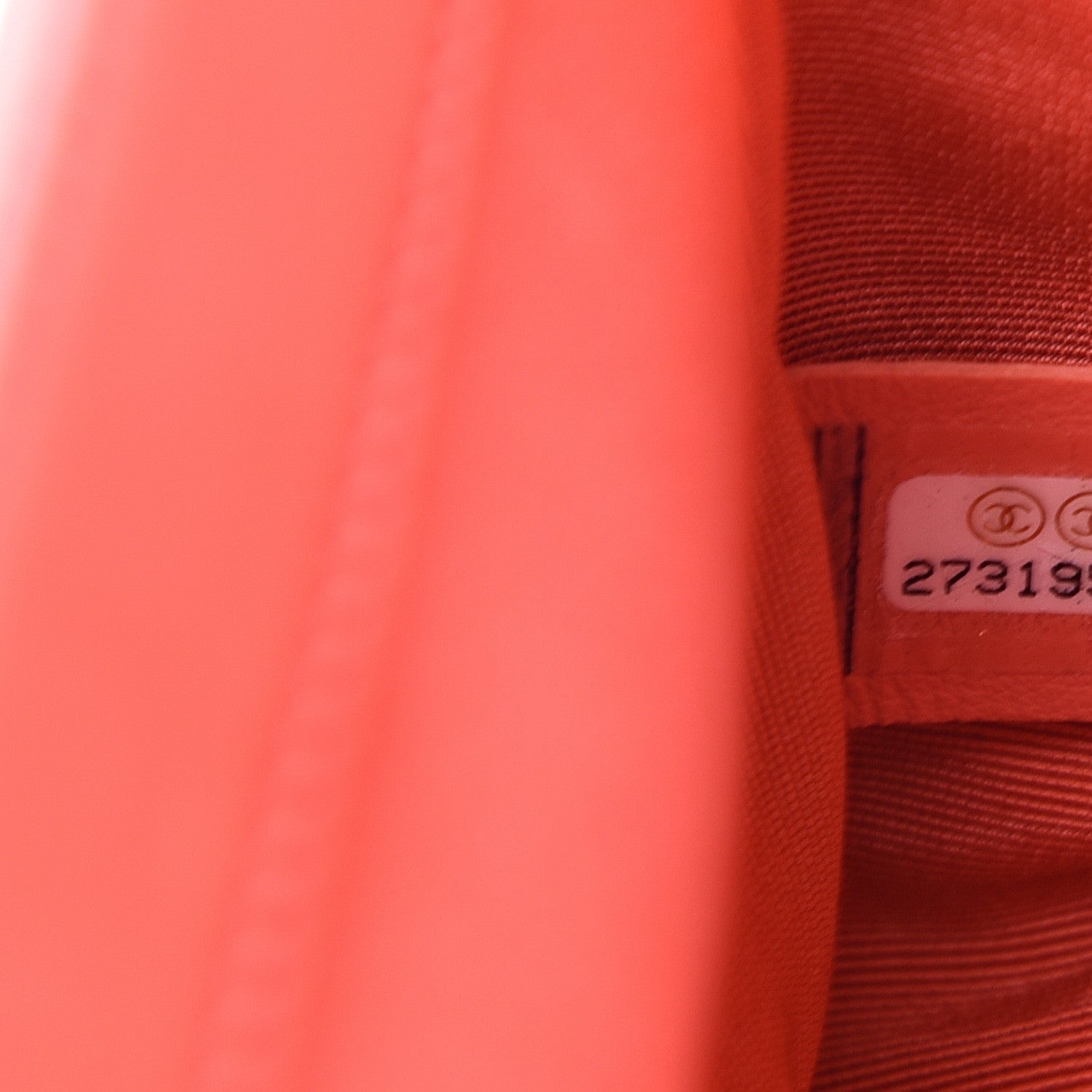 Chanel Lambskin Quilted Medium Boy Flap Coral 6 of 12