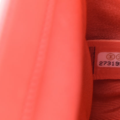 Chanel Lambskin Quilted Medium Boy Flap Coral 6 of 12