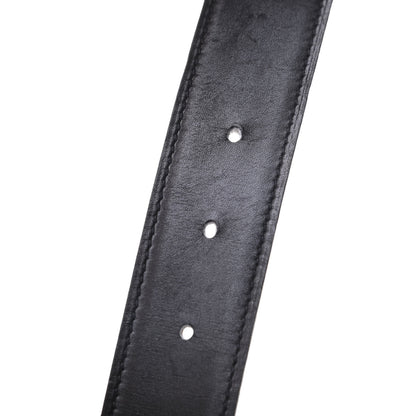 Hermes Box Togo 32mm H Belt 65 Black Gold 5 of 8