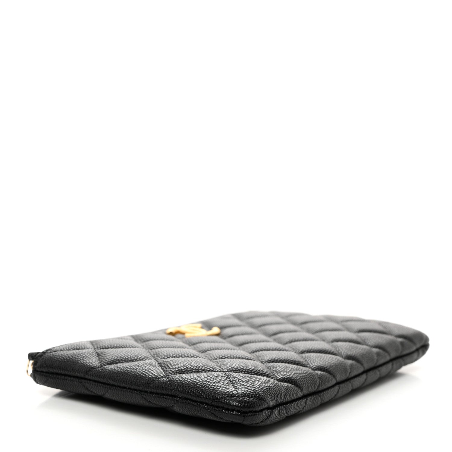 Chanel Caviar Quilted Small CC Cosmetic Case Black 5 of 8