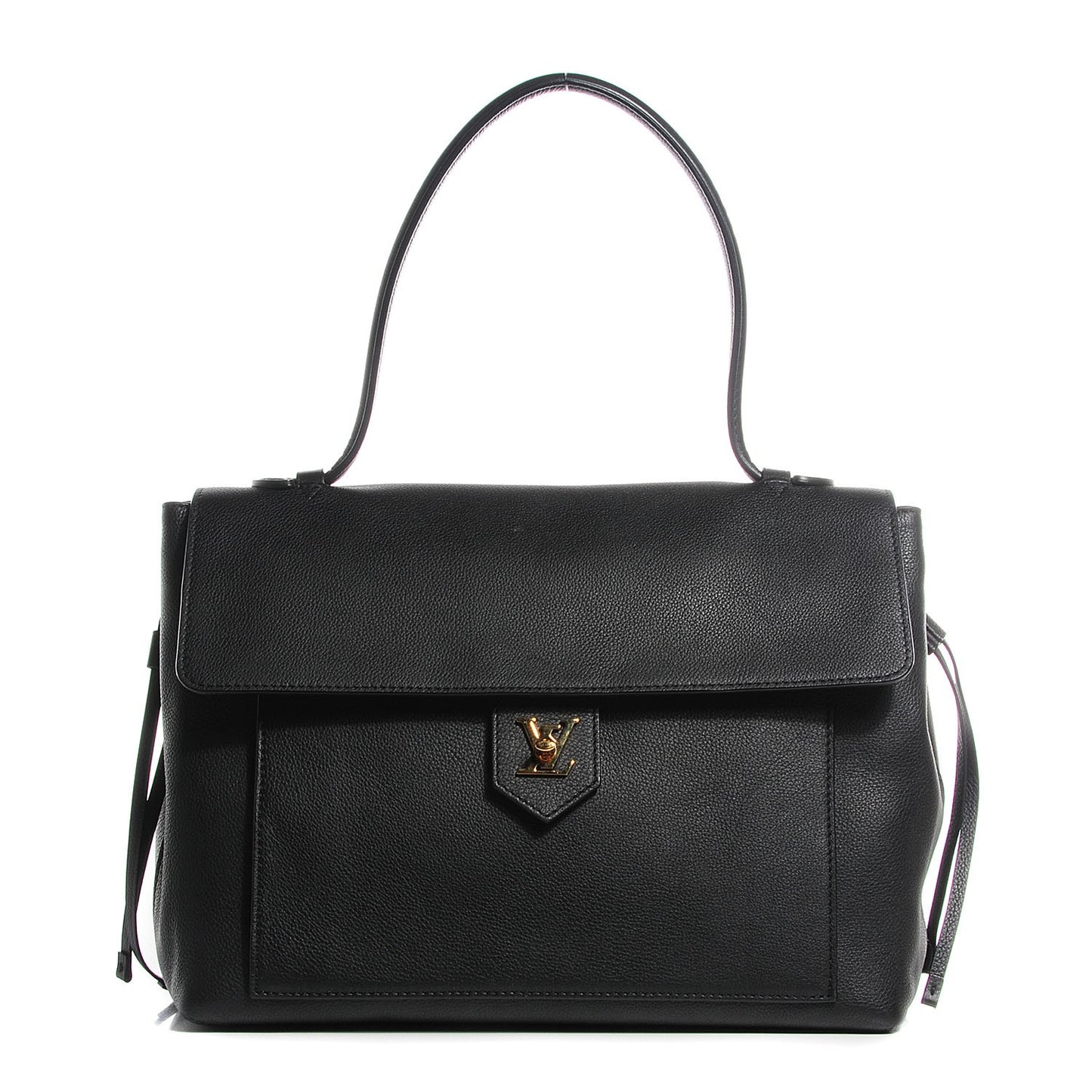 Calfskin Lockme MM Black