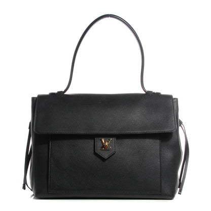 Louis Vuitton Calfskin Lockme MM Black 1 of 7