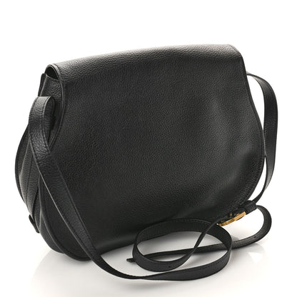 Chloe Calfskin Medium Marcie Round Crossbody Bag Black 3 of 10
