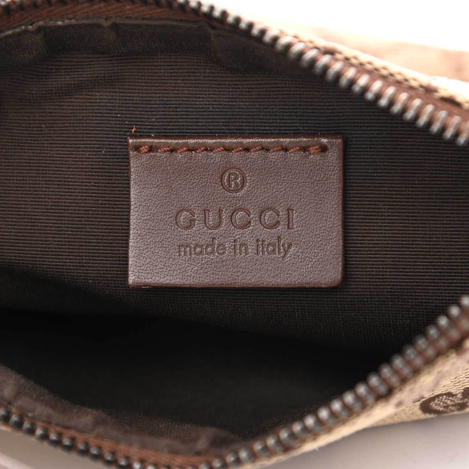 Gucci Monogram Mini Pochette Beige 6 of 11