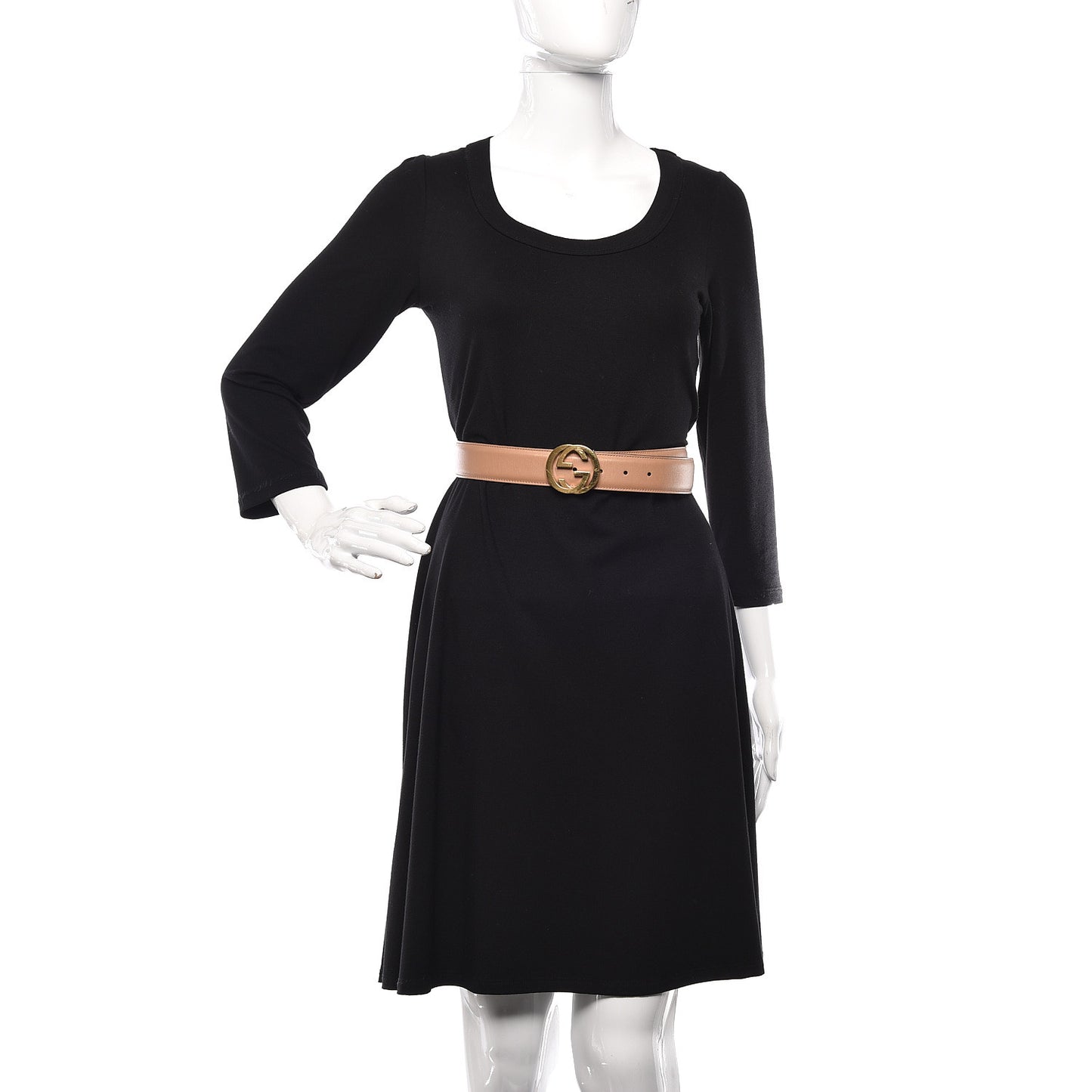 Calfskin Interlocking G 37mm Belt 85 34 Camelia