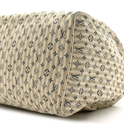 Louis Vuitton Mini Lin Croisette Speedy 30 Blue 9 of 15