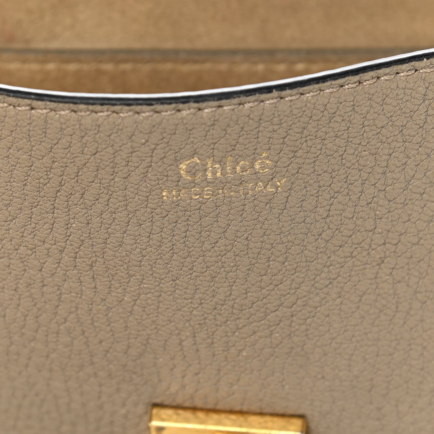 Chloe Grained Lambskin Drew Shoulder Bag Motty Grey 6 of 18