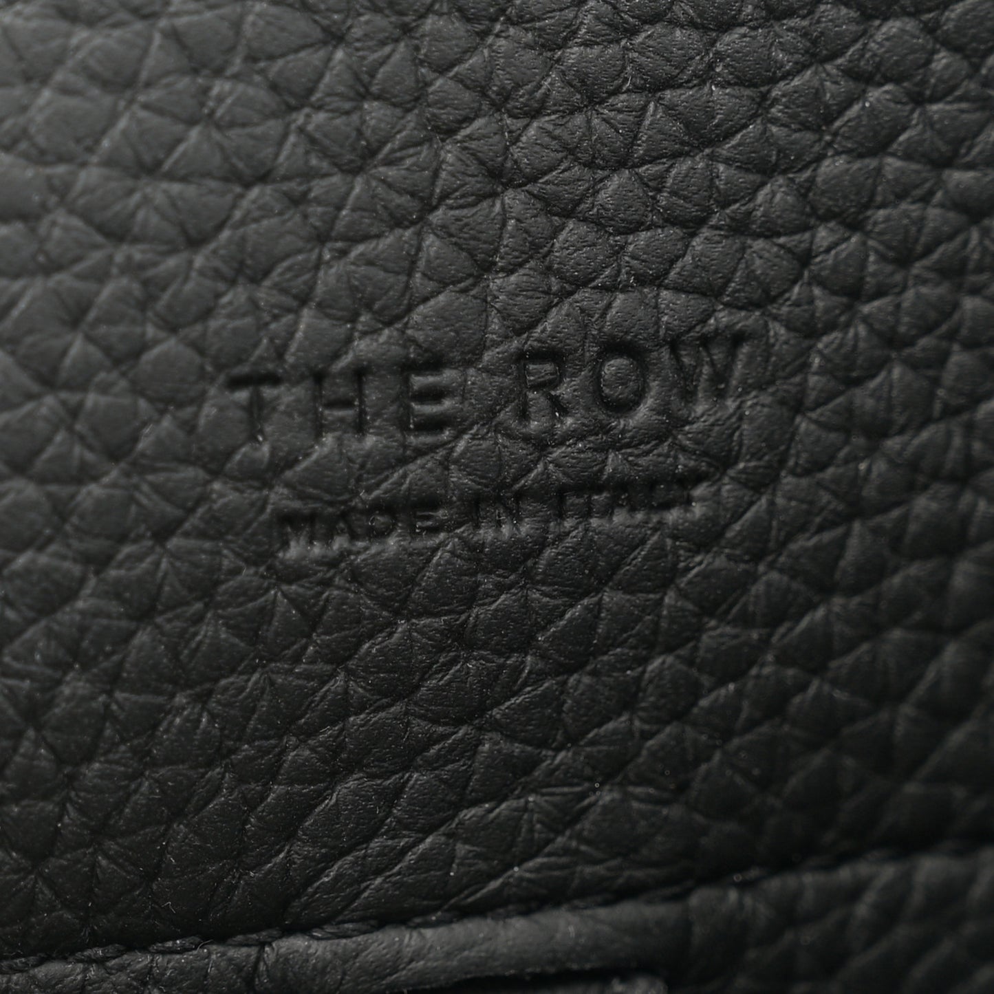 Grained Calfskin Soft Margaux 10 Bag Black