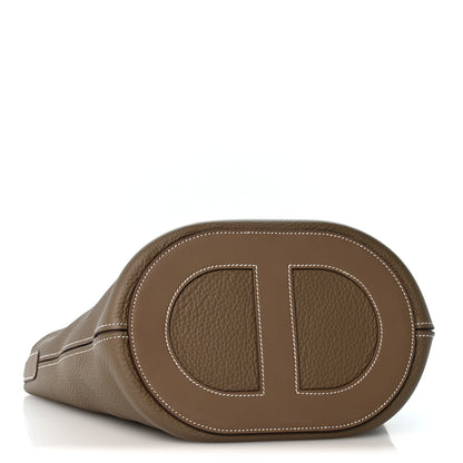 Hermes Taurillon Clemence Swift In-The-Loop 23 Bag Etoupe 4 of 12
