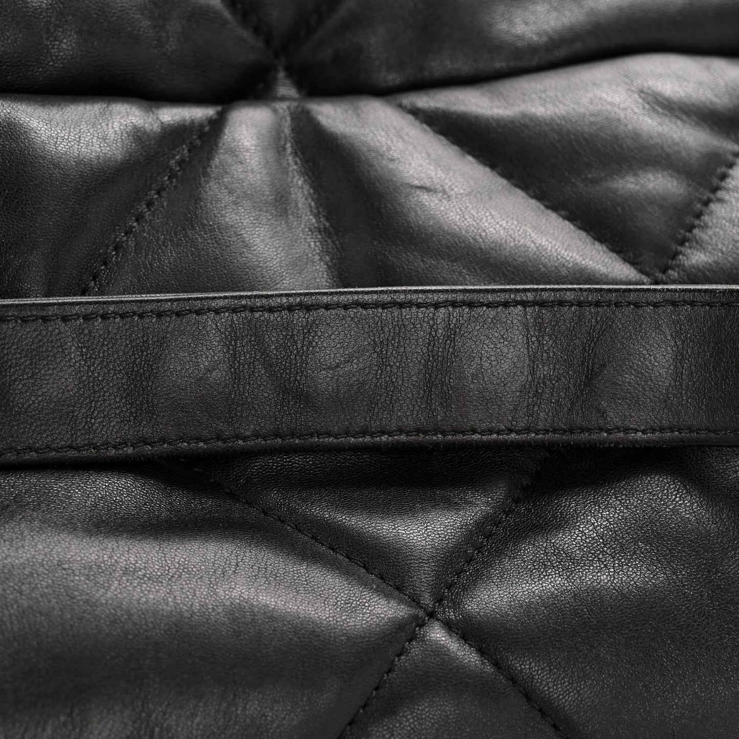 Lambskin Quilted Large Chanel 19 Flap Black