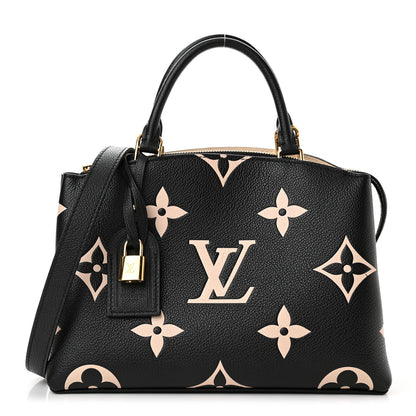 Louis Vuitton Empreinte Monogram Giant Grand Palais Black Beige 1 of 9