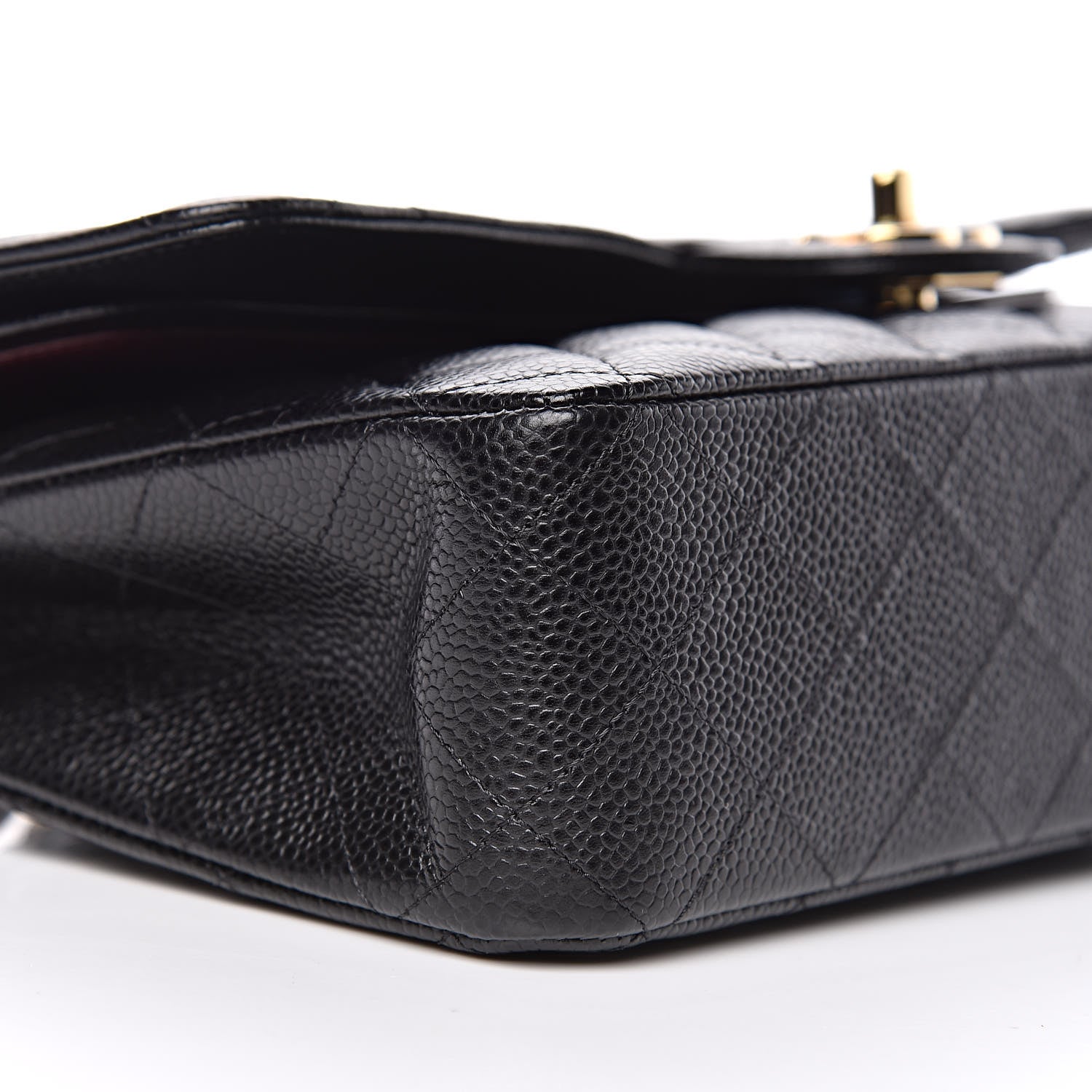 Chanel Caviar Quilted Medium Double Flap Black 8 of 9