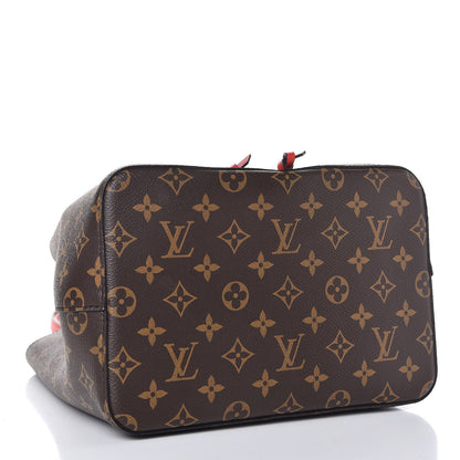 Louis Vuitton Monogram Braided Neonoe Coquelicot 4 of 8