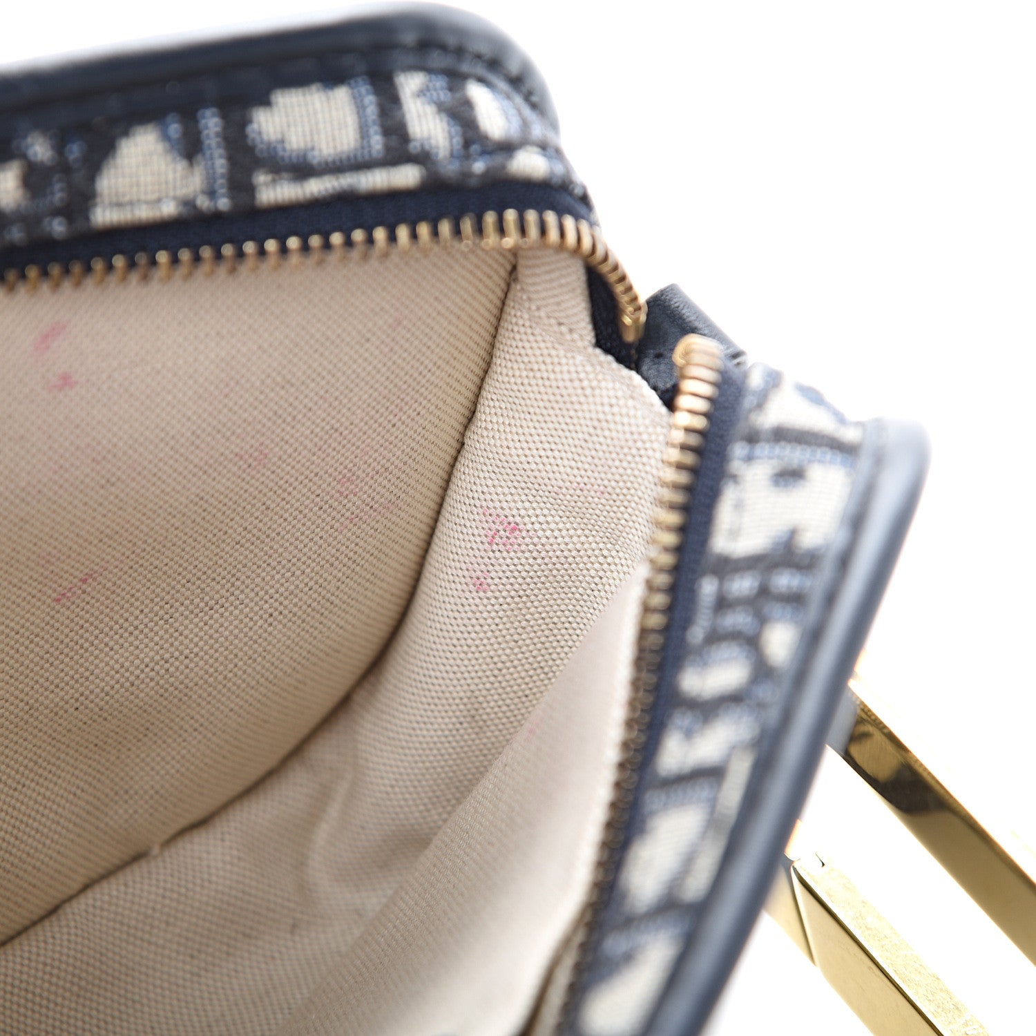 Christian Dior Oblique Diorquake Clutch Blue 6 of 7