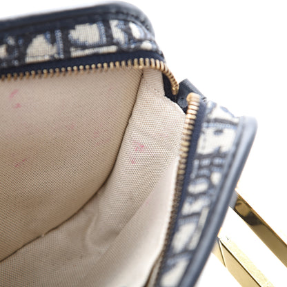Christian Dior Oblique Diorquake Clutch Blue 6 of 7