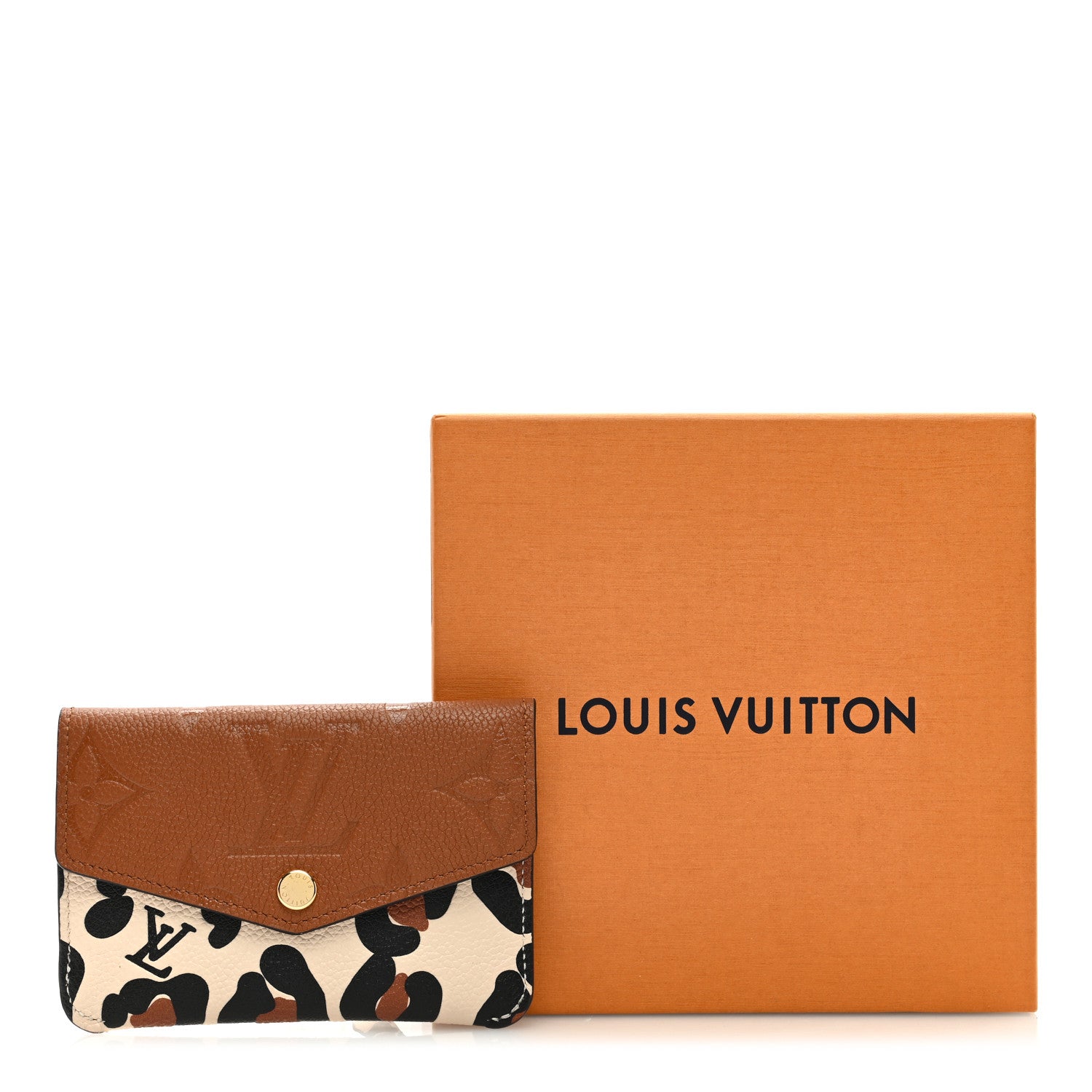 Louis Vuitton LOUIS VUITTON Empreinte Monogram Giant Wild At Heart Key Pouch Caramel 7 of 7