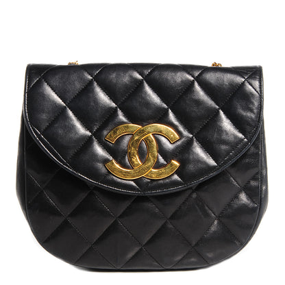 Chanel Quilted Lambskin Small Single Flap Black 1 of 8