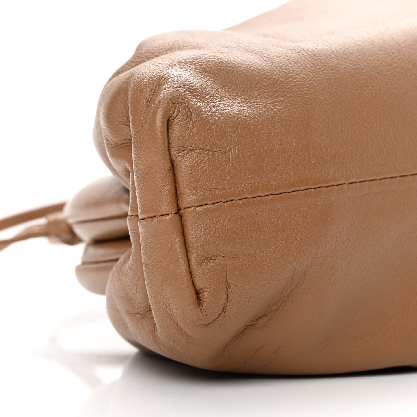 Butter Calfskin The Mini Pouch Cammello