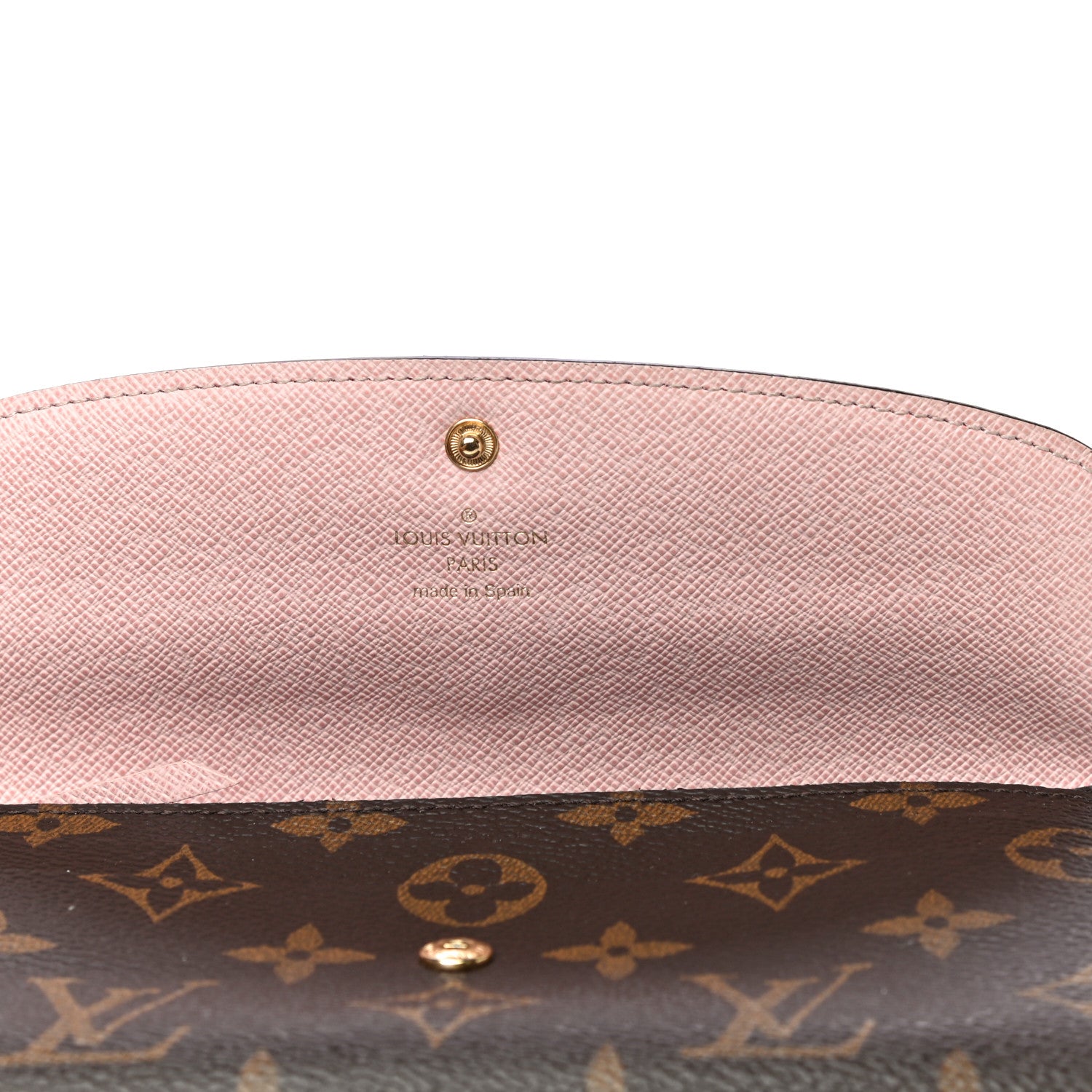 Louis Vuitton Monogram Emilie Wallet Rose Ballerine 10 of 10