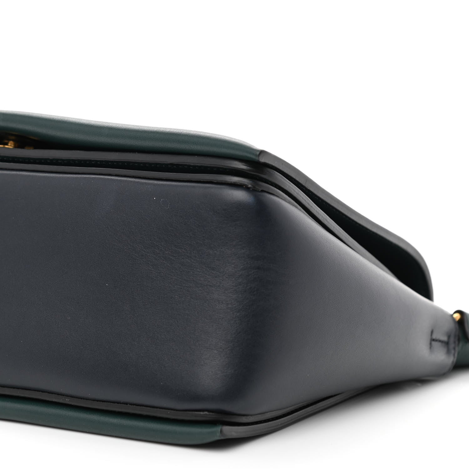 Celine Shiny Smooth Calfskin Medium Frame Shoulder Bag Amazone Dark Navy 9 of 9