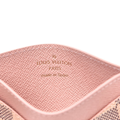 Louis Vuitton Damier Azur Daily Card Holder Rose Ballerine 6 of 7