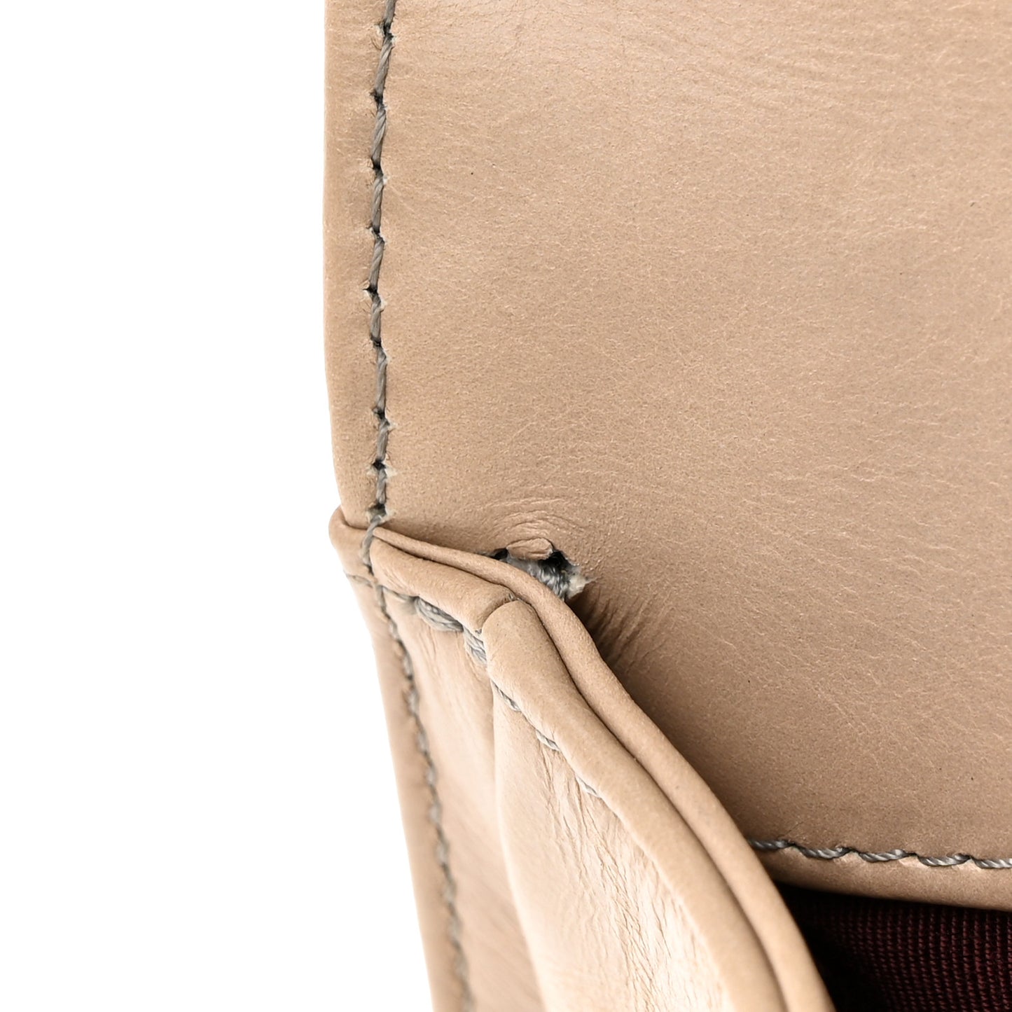 Glazed Calfskin Quilted New Medium Boy Chained Flap Beige