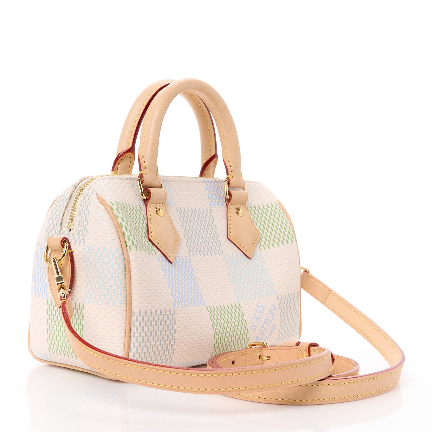 Louis Vuitton Damier Giant Speedy Bandouliere 20 Pistachio 3 of 9