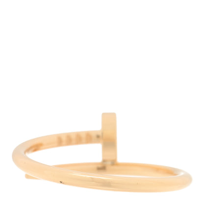 Cartier 18K Yellow Gold Small Juste Un Clou Ring 53 6.25 3 of 5