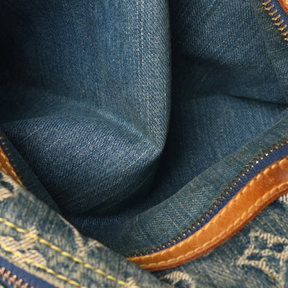 Louis Vuitton Monogram Denim Baggy PM Blue Blue 5 of 12