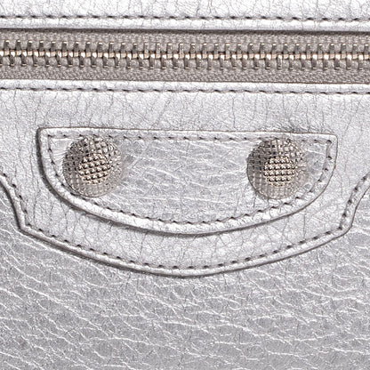 Balenciaga Agneau Giant 12 Silver Hardware Money Wallet Gris Aluminum 5 of 8
