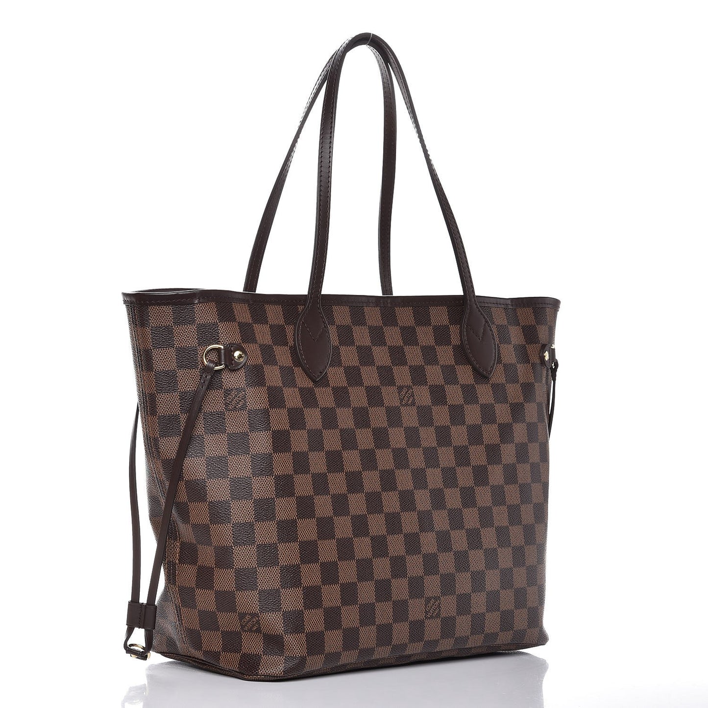 Damier Ebene Neo Neverfull MM Rose Ballerine