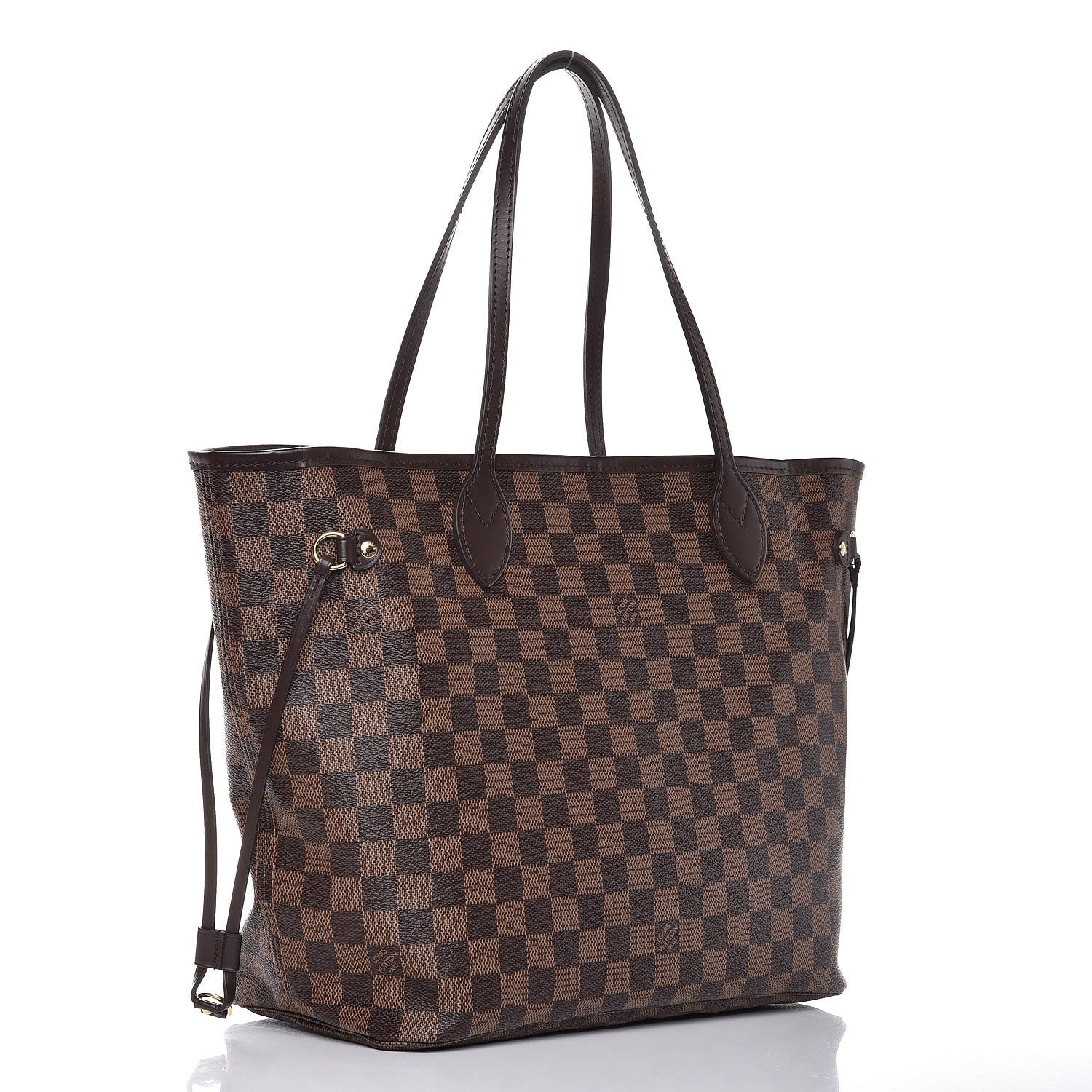 Louis Vuitton Damier Ebene Neo Neverfull MM Rose Ballerine 4 of 10