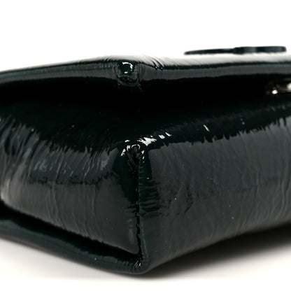 Christian Louboutin Naplak Patent Calfskin Monochrome Loubi54 Shoulder Bag Green 9 of 10