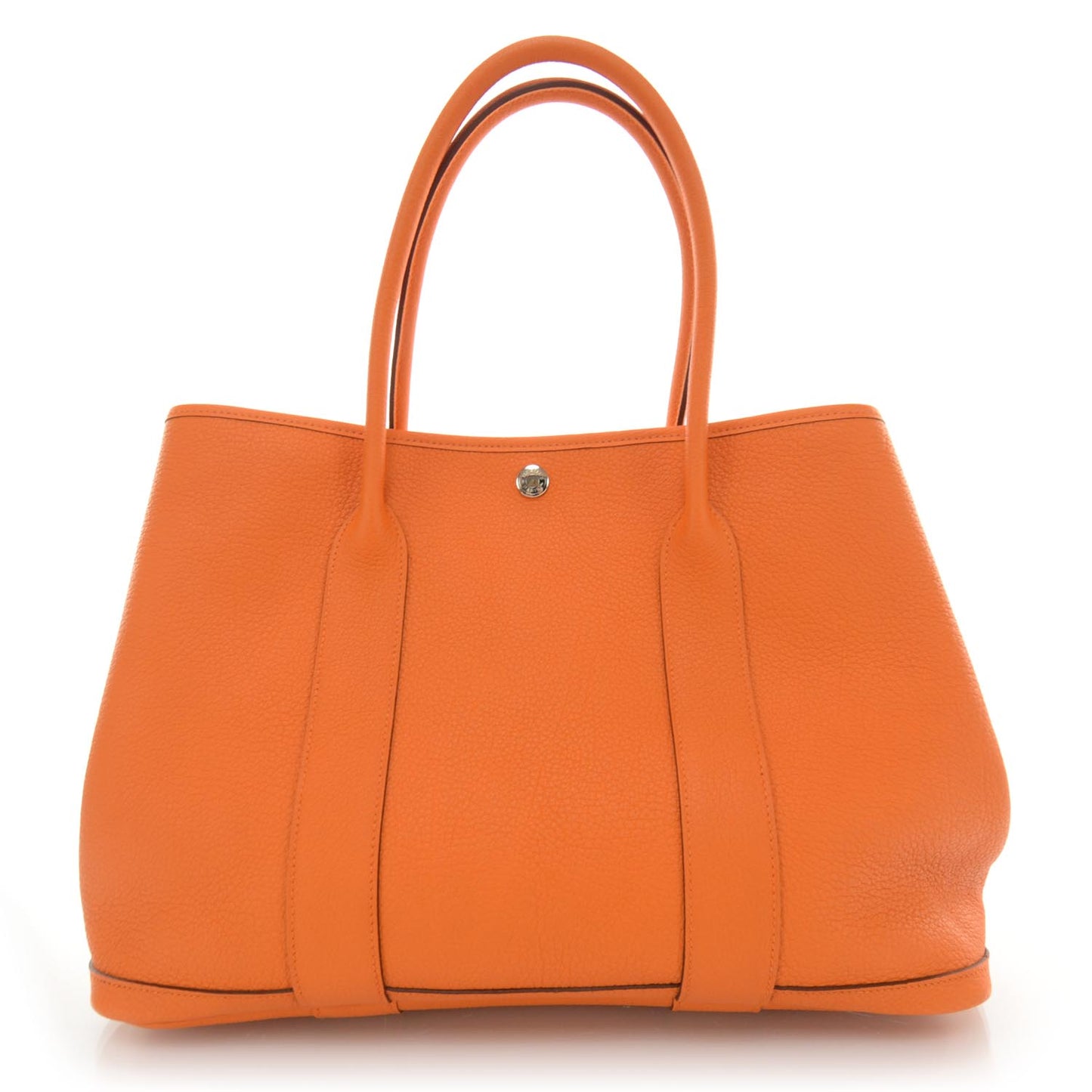 Veau Negonda Garden Party Tote 36 Orange