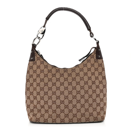 Gucci Monogram Shoulder Bag Dark Brown 1 of 12