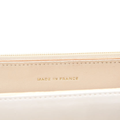 Chanel Caviar Timeless CC Wallet on Chain WOC White 7 of 9