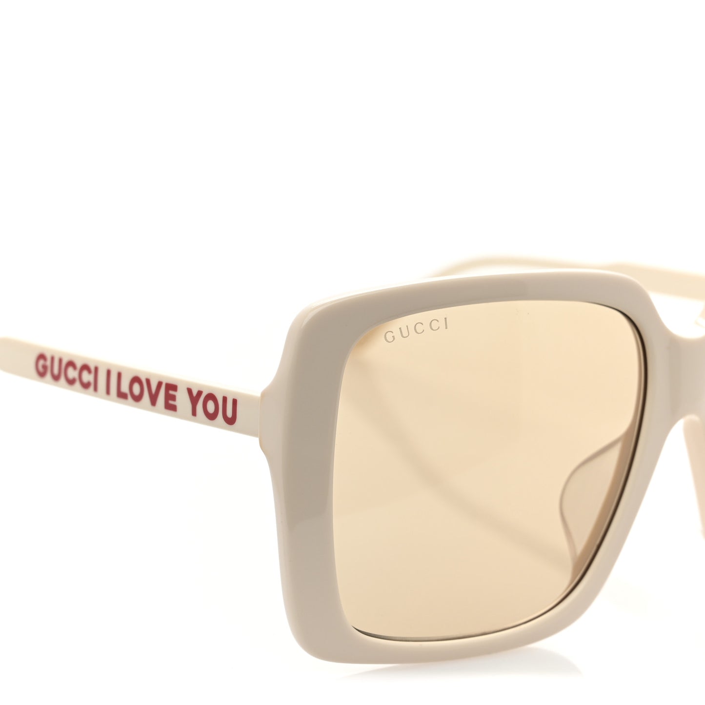 Acetate Square Frame GG0567SAN Sunglasses White