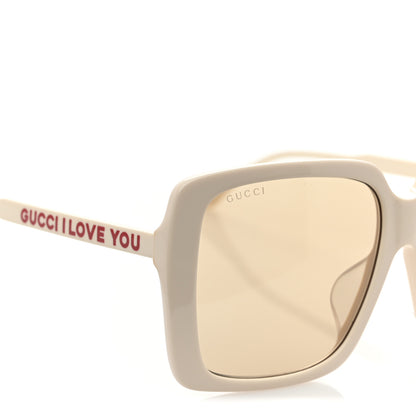 Gucci Acetate Square Frame GG0567SAN Sunglasses White 7 of 8