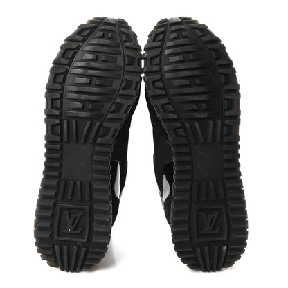 Louis Vuitton Suede Monogram Run Away Sneakers 37 Black 6 of 9