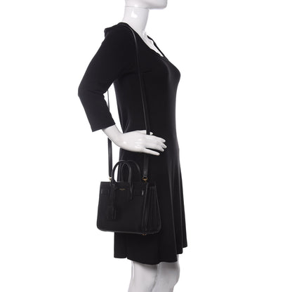 Saint Laurent Calfskin Nano Sac De Jour Black 2 of 11