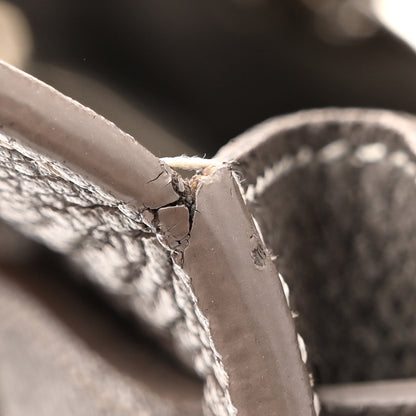 Saint Laurent Grained Calfskin Topstich Baby Sac De Jour Grey 11 of 20